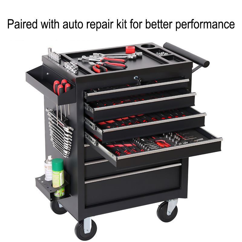 Tools Box For Workshop - 5-laden werkplaatswagen met gereedschapskist, multifunctioneel, voor