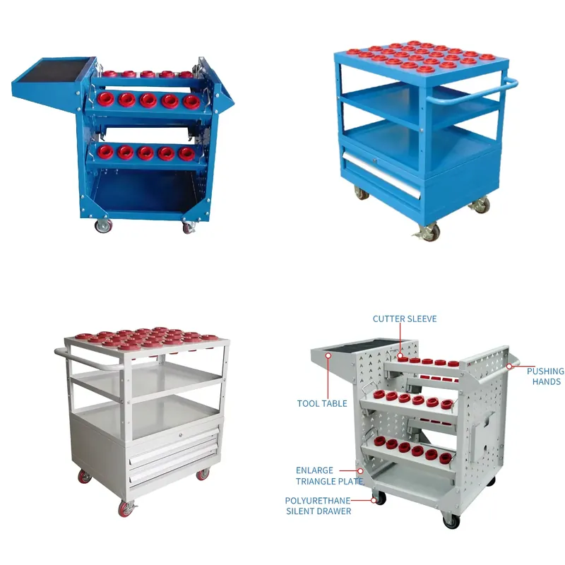Workshop Tools Holder - Duurzame werkplaats CNC gereedschaphouder opbergwagen/kar/kast met