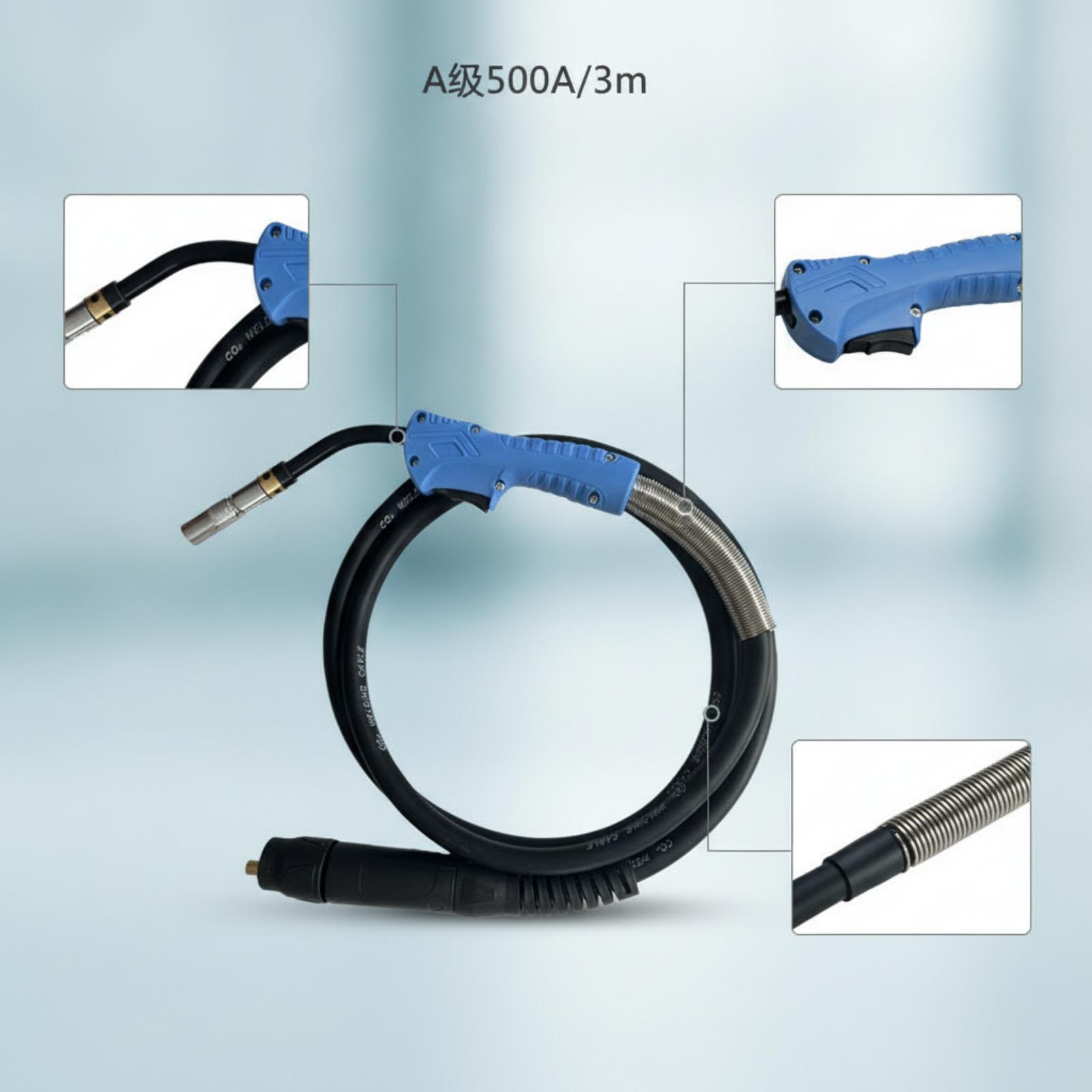 Tools For Fabrication Workshop - Premium MIG-lasbranderset met blauwe handgreep, heavy-duty