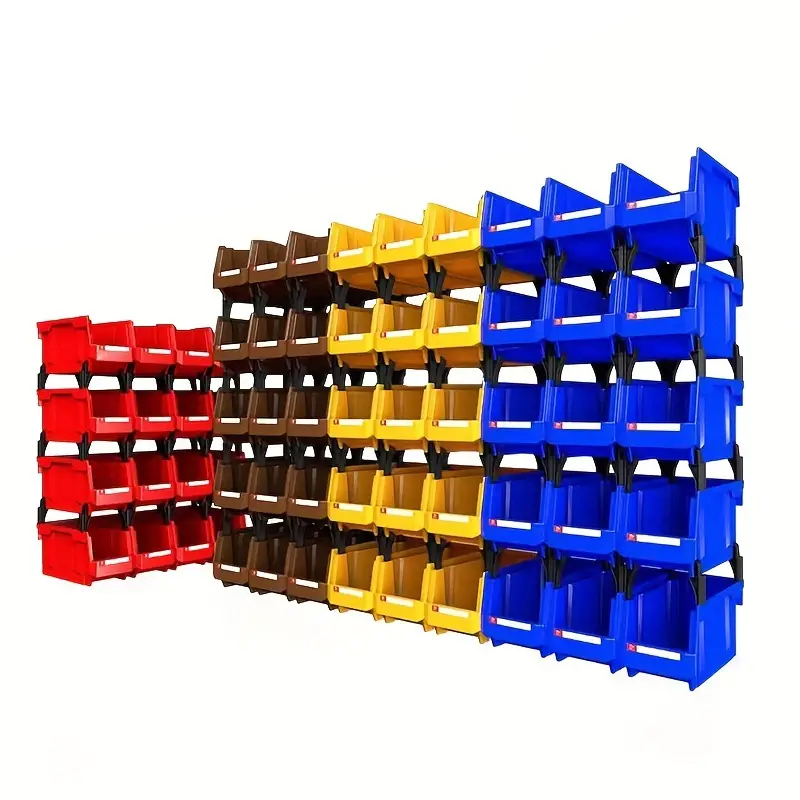 Workshop Tools Classification - 12 stuks stapelbare gereedschapsopslagbak, hardware-classificatiekoffer voor
