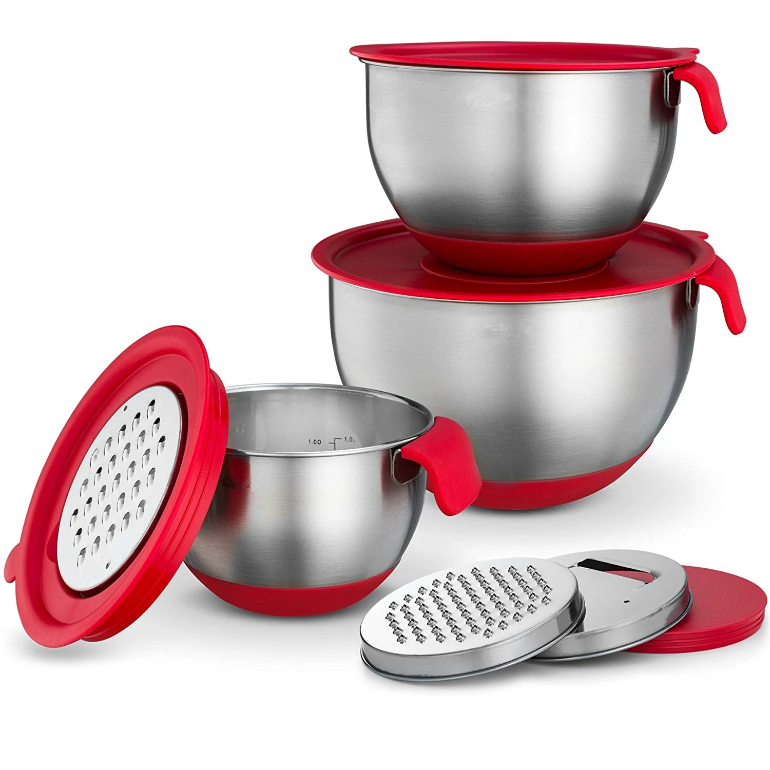 Tools Qa - Mengkom Roestvrijstalen deksel Rasp Antislip Cake