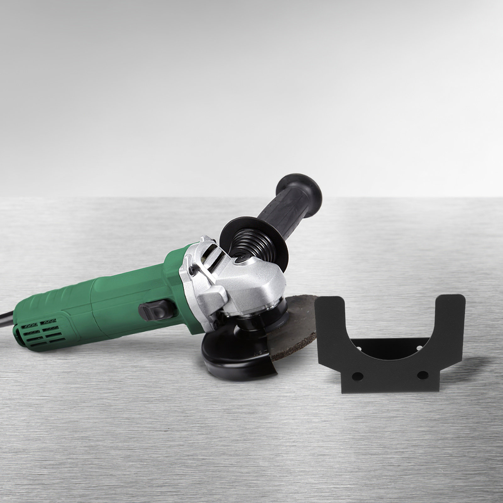 Zware ijzeren haakse slijperho - Workshop Tools Holder recensie en prijs