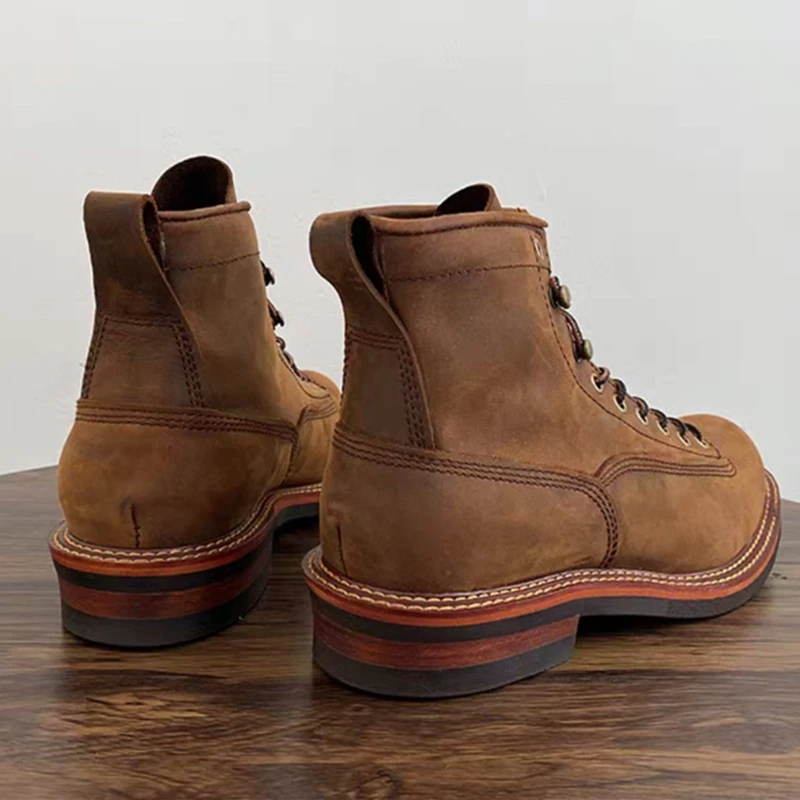 Vintage Britse mannen enkellaa - Tools Work recensie en prijs