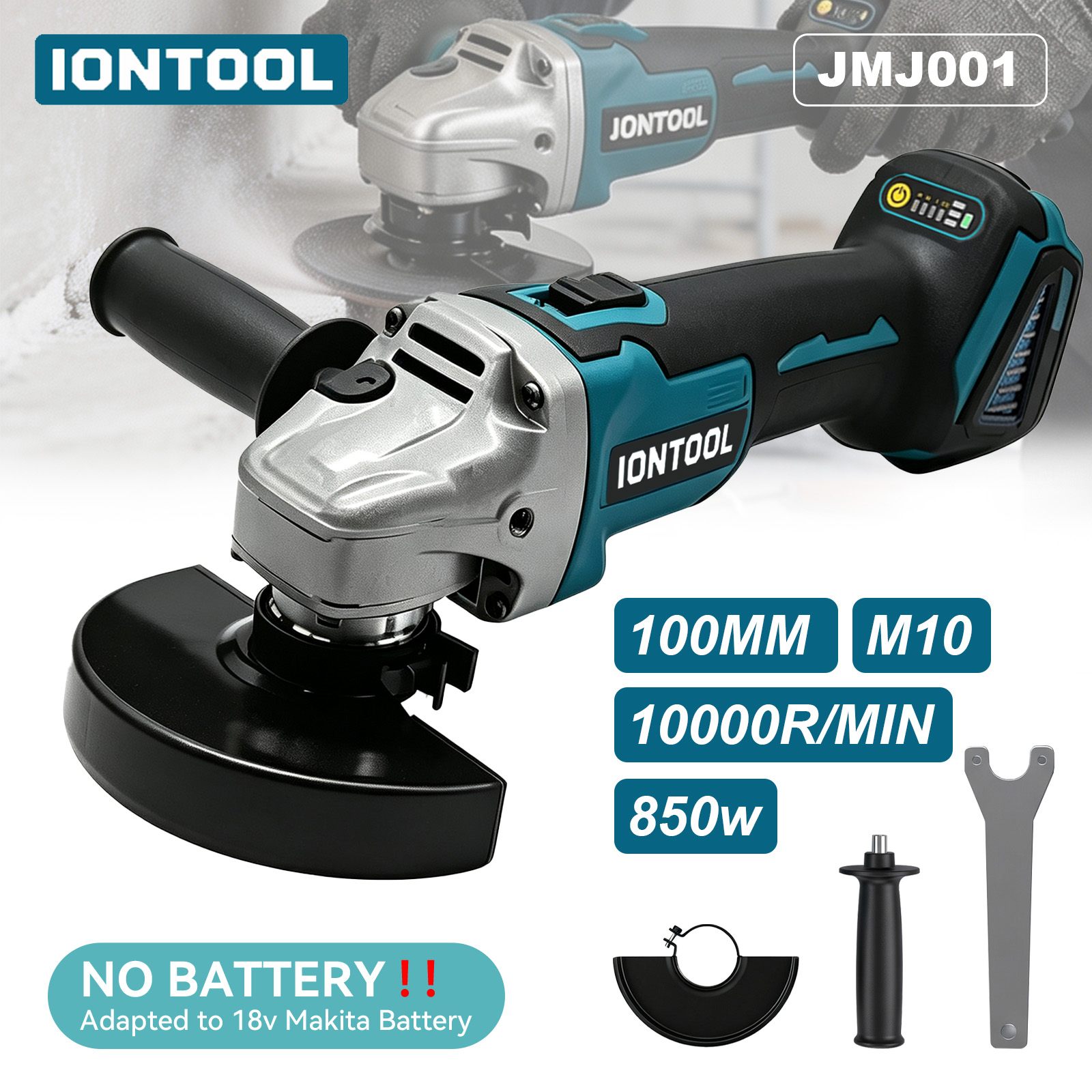 IONTOOL Draadloze Slijptol 850 - Tools For Fabrication Workshop recensie en prijs